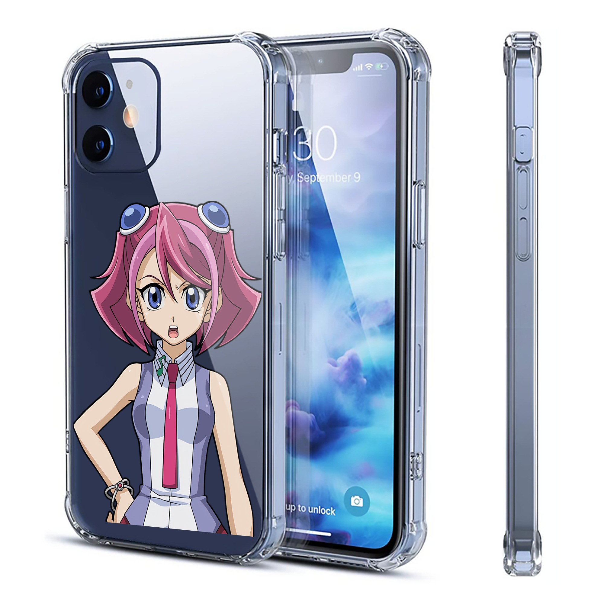 （画像用） 遊☆戯☆王 Yu-Gi-Oh! 【iPhone 12シリーズ対応】透明スマホケース（クリアソフトケース）